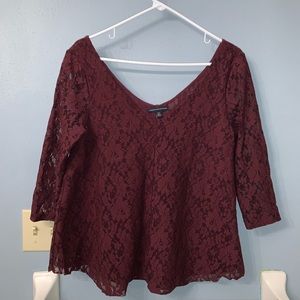 American Eagle Lace Top